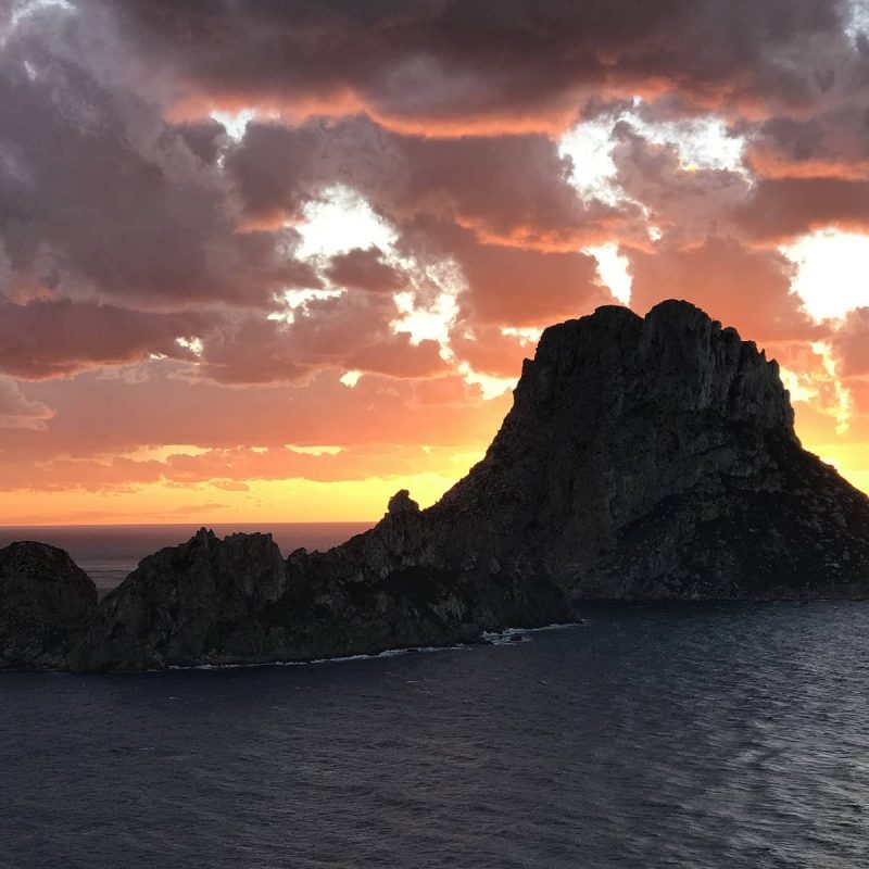 Puesta de sol en Es Vedrà